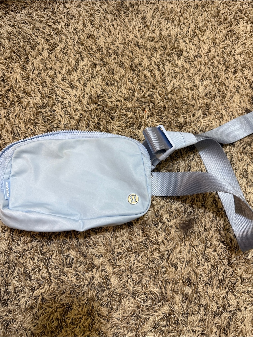 lululemon athletica Light Blue Crossbody Belt Bag